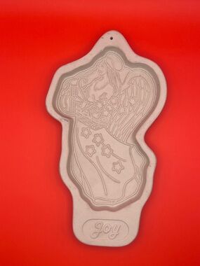 Longaberger Pottery 1996 Angel 'Joy' Cookie Press Mold